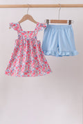 Pink Floral Set