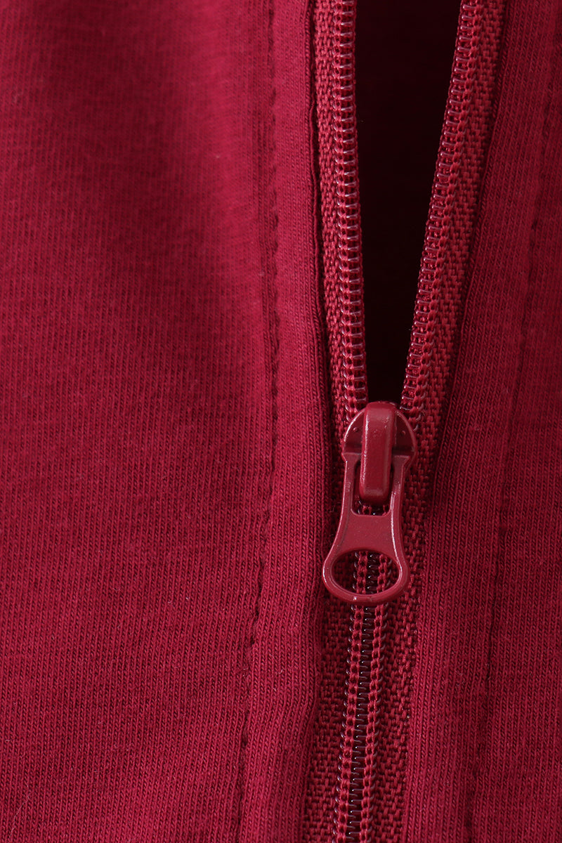Premium Maroon Mississippi bulldog embroidery vest