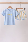 You're my sunshine embroidery Stripe Set