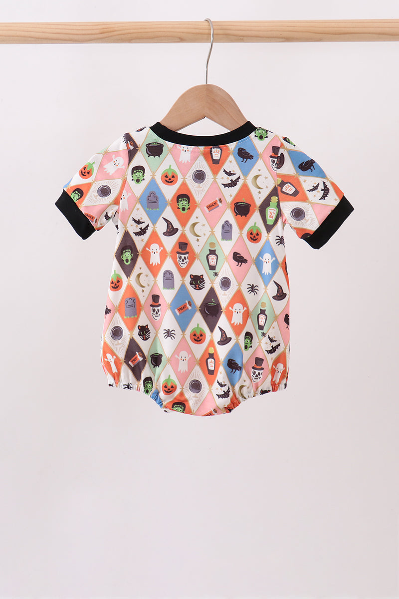 Black Pumpkin cat Embroidery Bubble